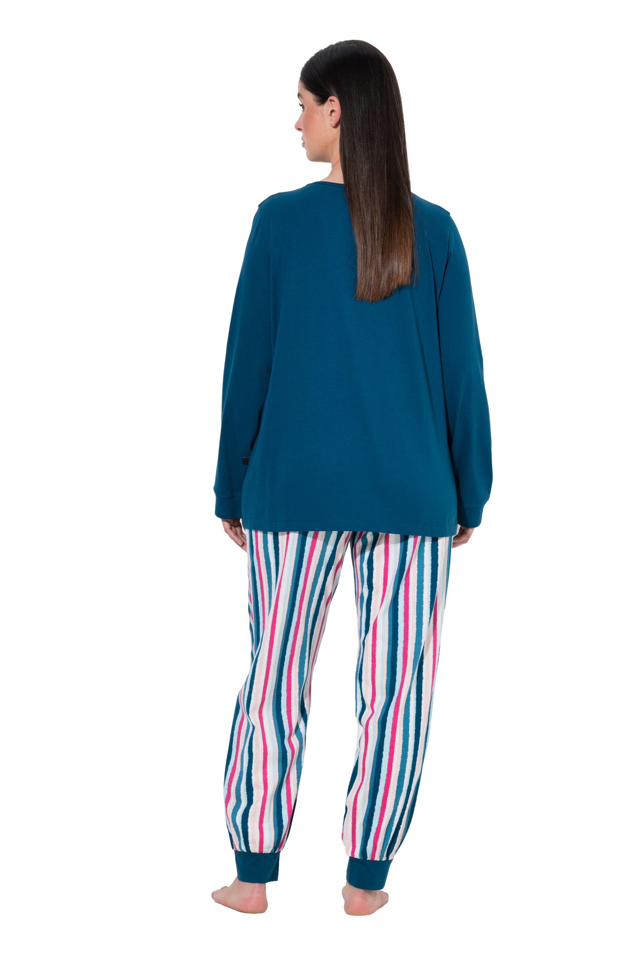 Ulla Popken Schlafshirt in Blau