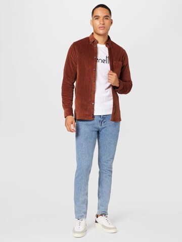 Coupe regular Chemise TOMMY HILFIGER en marron