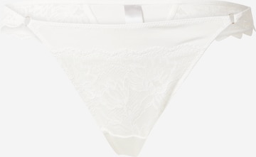 String di LingaDore in bianco: frontale