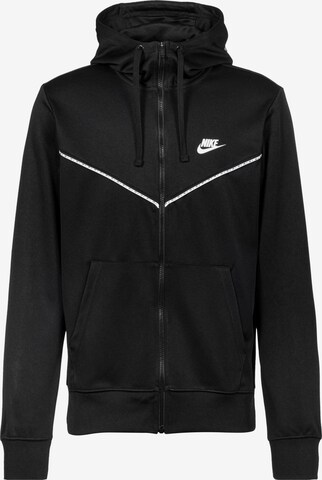 Nike Sportswear - Sudadera con cremallera 'Repeat' en negro
