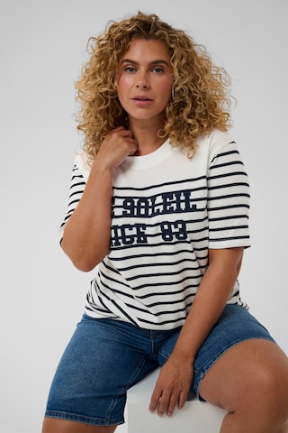 KAFFE CURVE - Camiseta 'KCNalia' en blanco