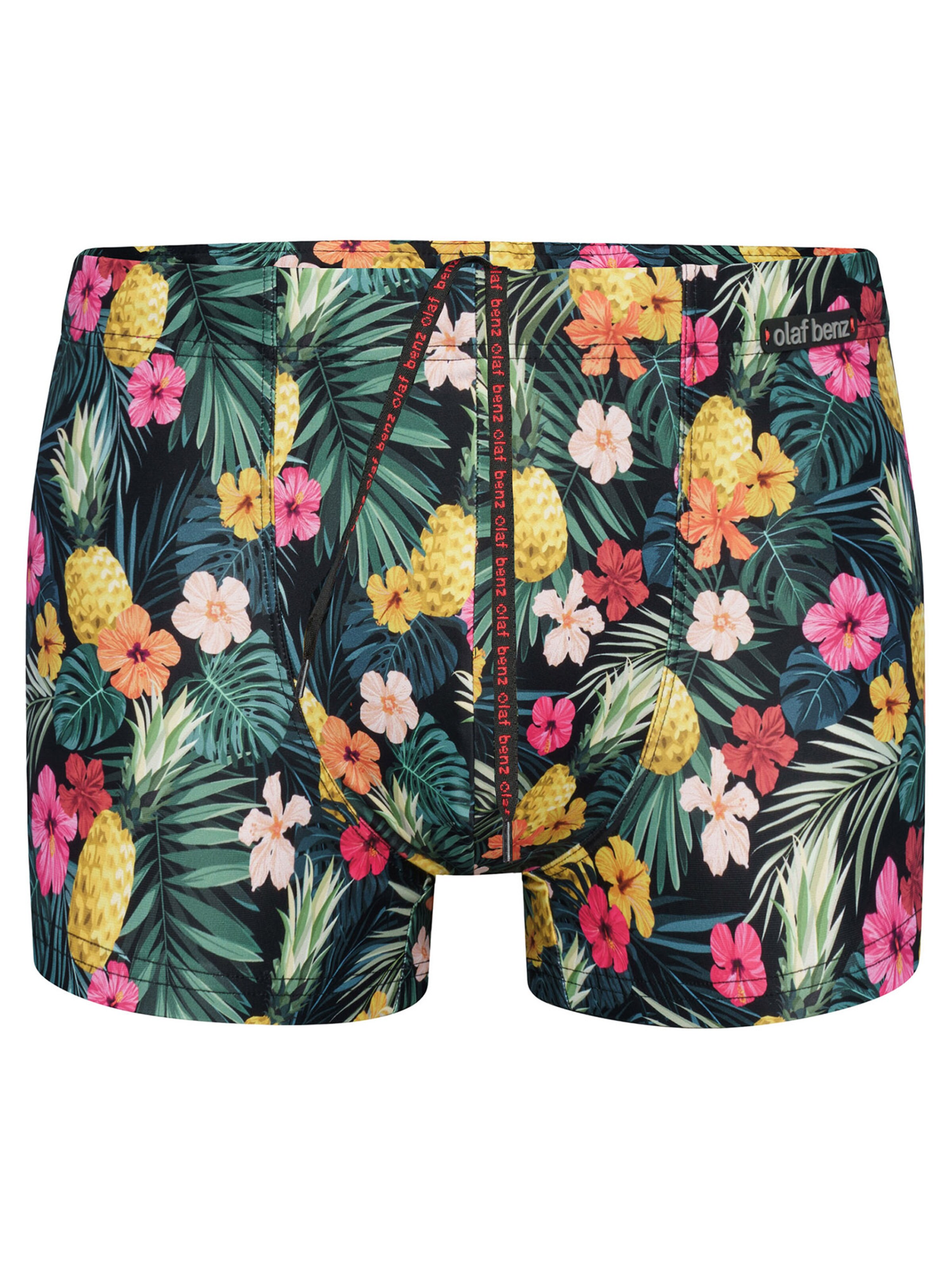 Olaf Benz Zwemshorts ' BLU2553 Beachpants ' in Groen