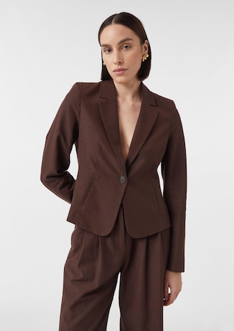 Blazer 'Comma x Füsun Lindner' COMMA en marron : devant