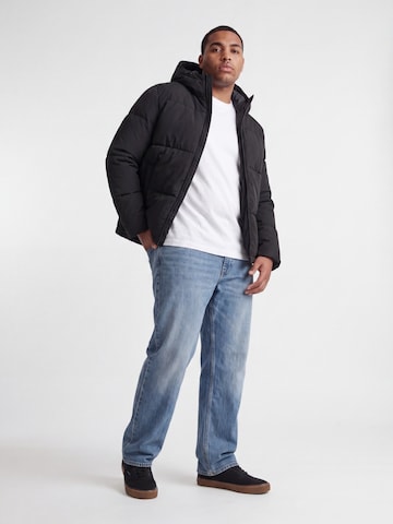 Jack & Jones Plus Kurtka zimowa 'JJGALAXY' w kolorze czarny