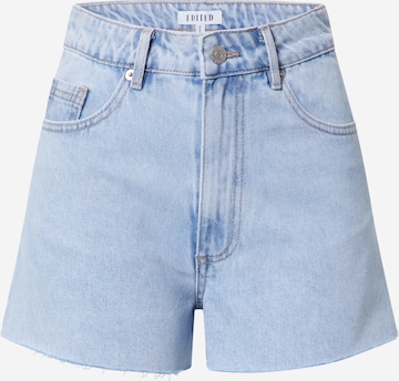 EDITED Regular Shorts 'Jen' in Blau: predná strana