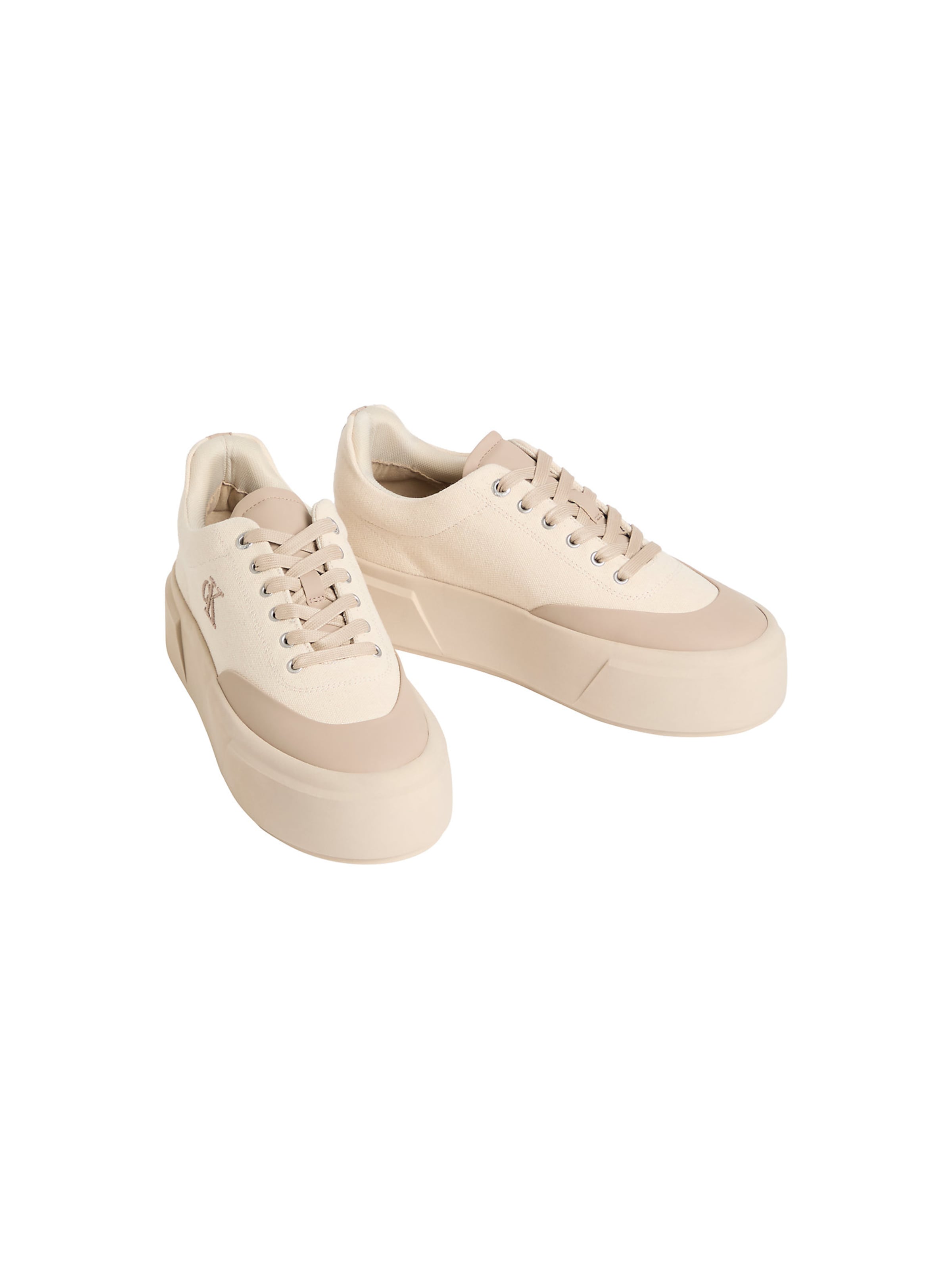 Calvin Klein Platform trainers 'Sienna' in Beige