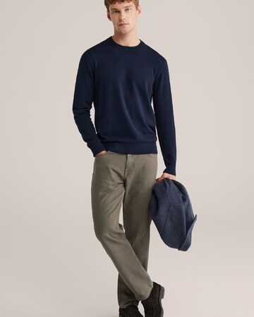 WE Fashion Pulover | modra barva