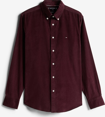 Chemise TOMMY HILFIGER en rouge : devant