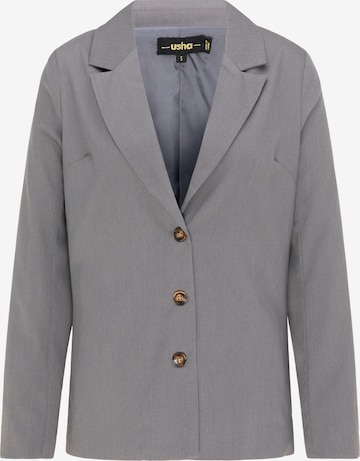 usha BLACK LABEL Blazer in Grey: front