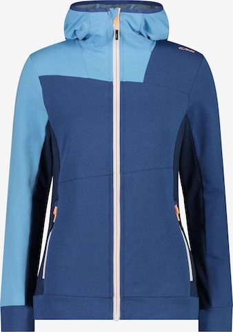 CMP Athletic Zip-Up Hoodie in Blue: front