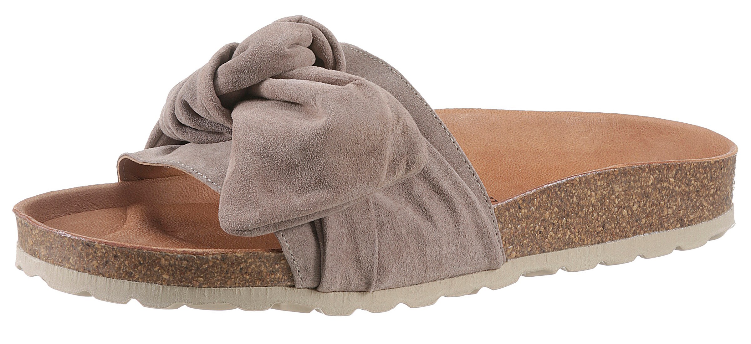 VERBENAS Pantolette 'Roxy' in Beige: Vorderseite