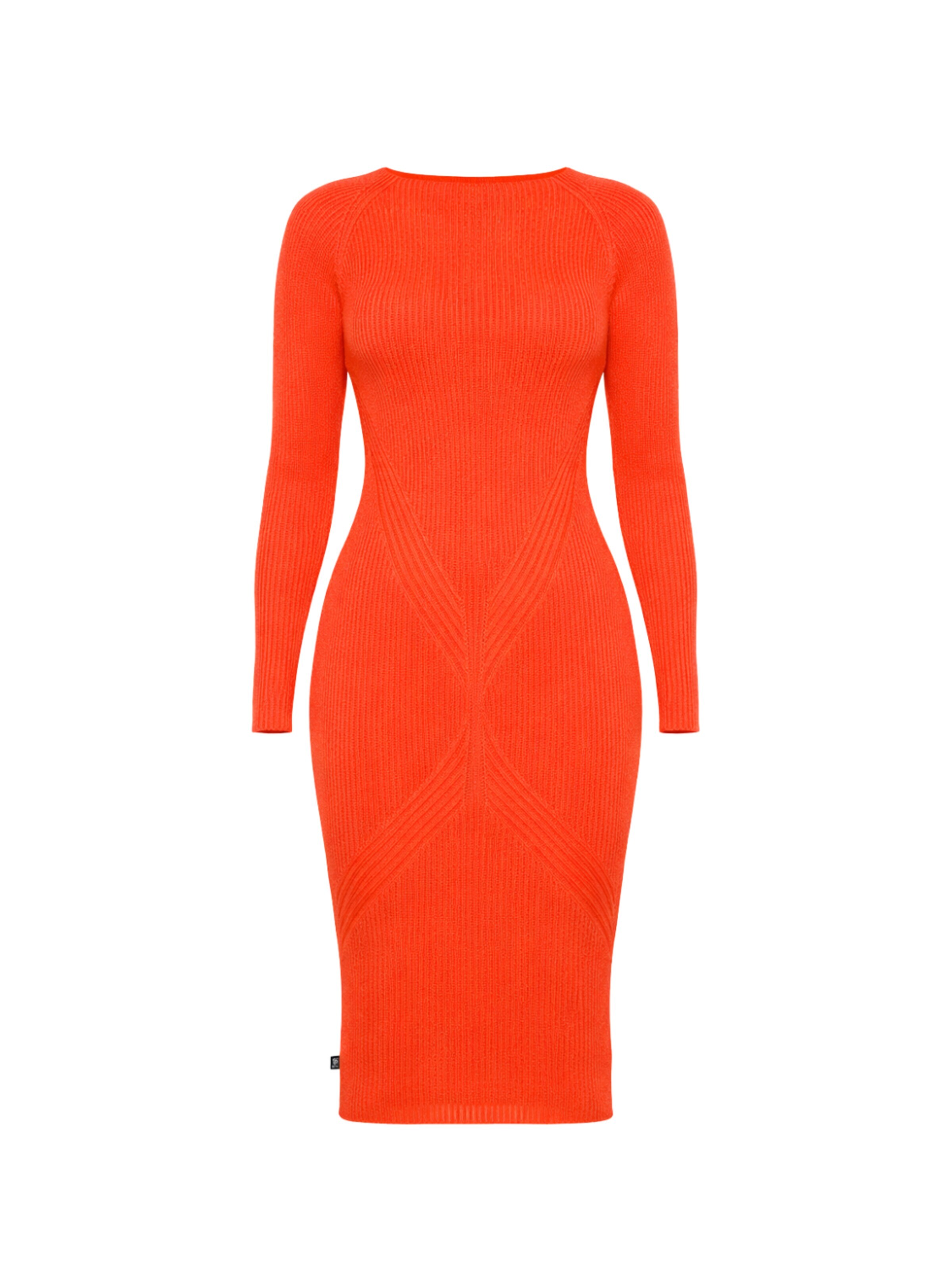 Süel knitwear - Vestido de punto 'Gabi' en rojo: frente