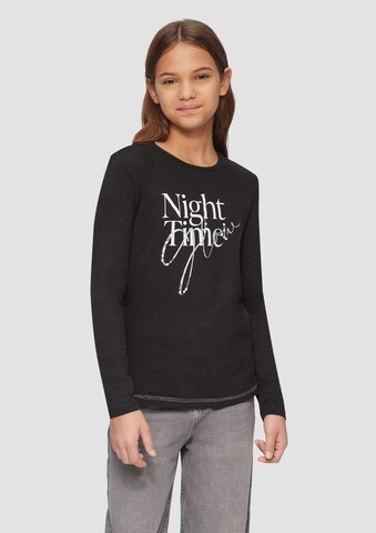 T-Shirt s.Oliver en noir : devant