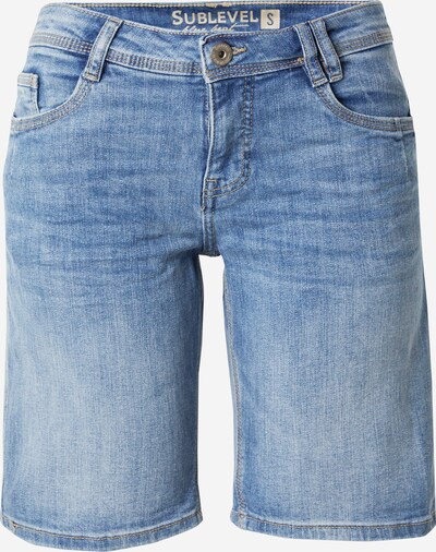 Sublevel Shorts in blue denim, Produktansicht