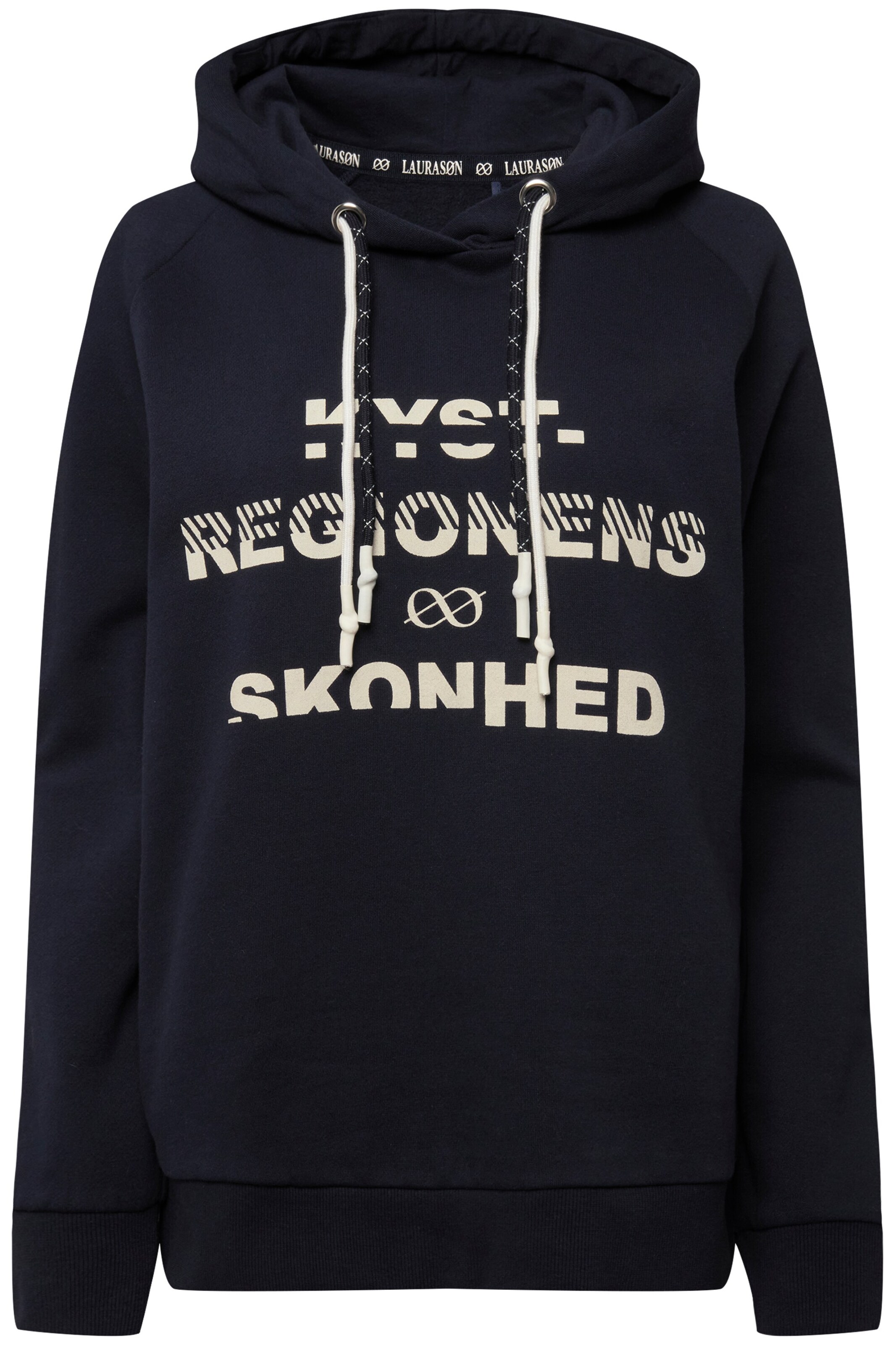 LAURASØN Sweatshirt in Blauw: voorkant