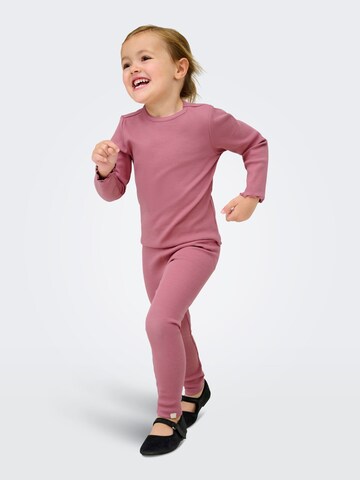 Only Mini Скинни Леггинсы 'KMGTrinny' в Ярко-розовый