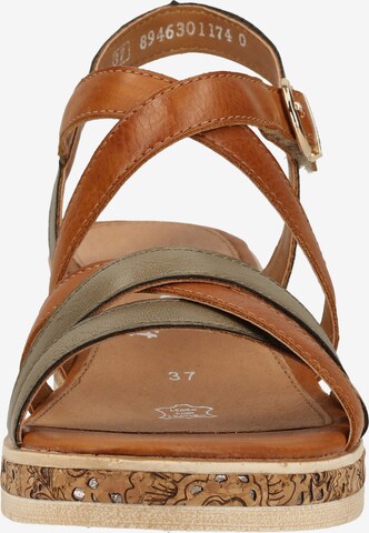 REMONTE Strap Sandals in Brown