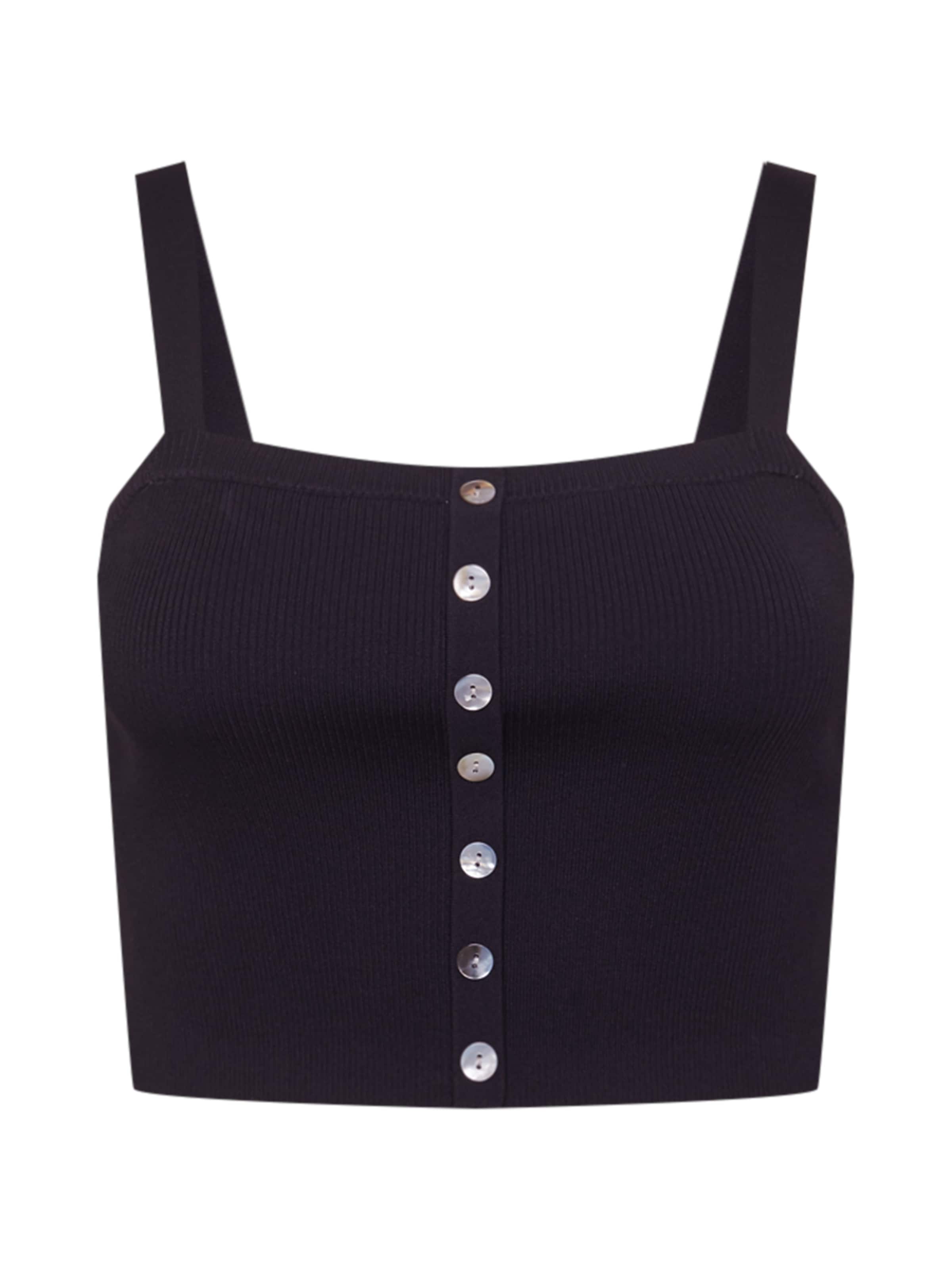 ABOUT YOU Curvy Stick felső 'Luana' - fekete: elől