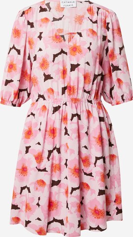 Robe CATWALK JUNKIE en rose : devant