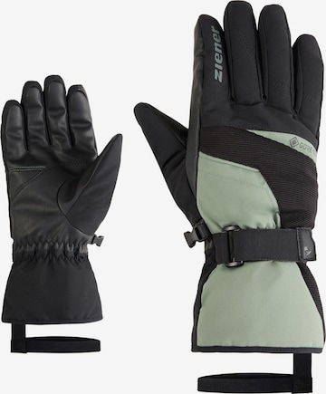 ZIENER Athletic Gloves 'Galerius' in Green: front