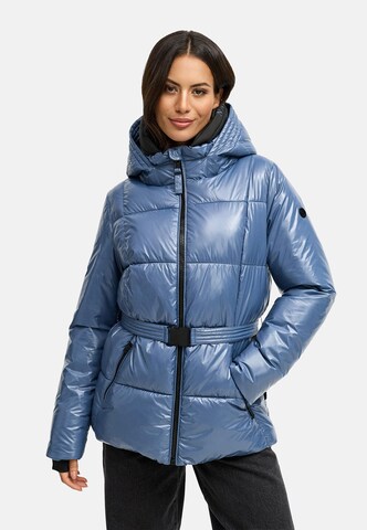 NAVAHOO Jacke 'Eisglanz 14' in Blau: Vorderseite