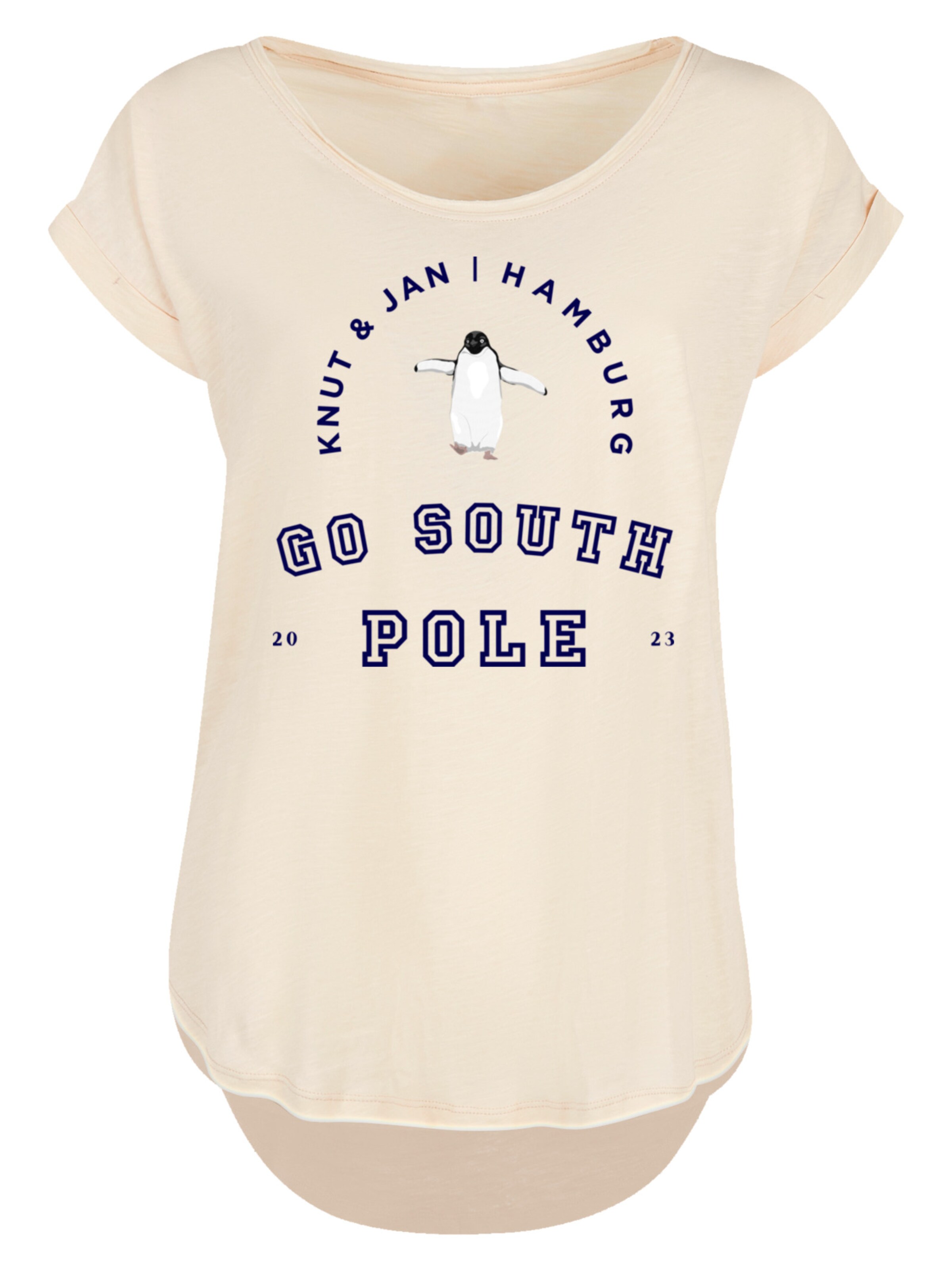 F4NT4STIC Shirt in Beige: voorkant