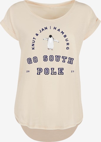 F4NT4STIC Shirt in Beige: voorkant