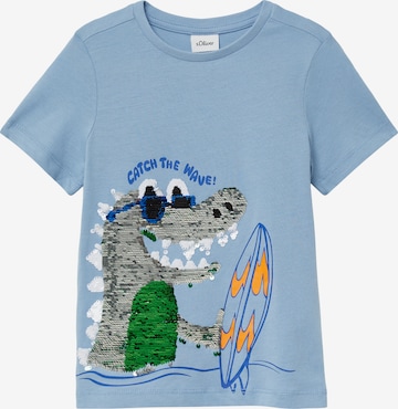 T-Shirt s.Oliver en bleu : devant