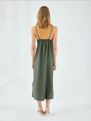 MixRay - Vestido de verão em verde