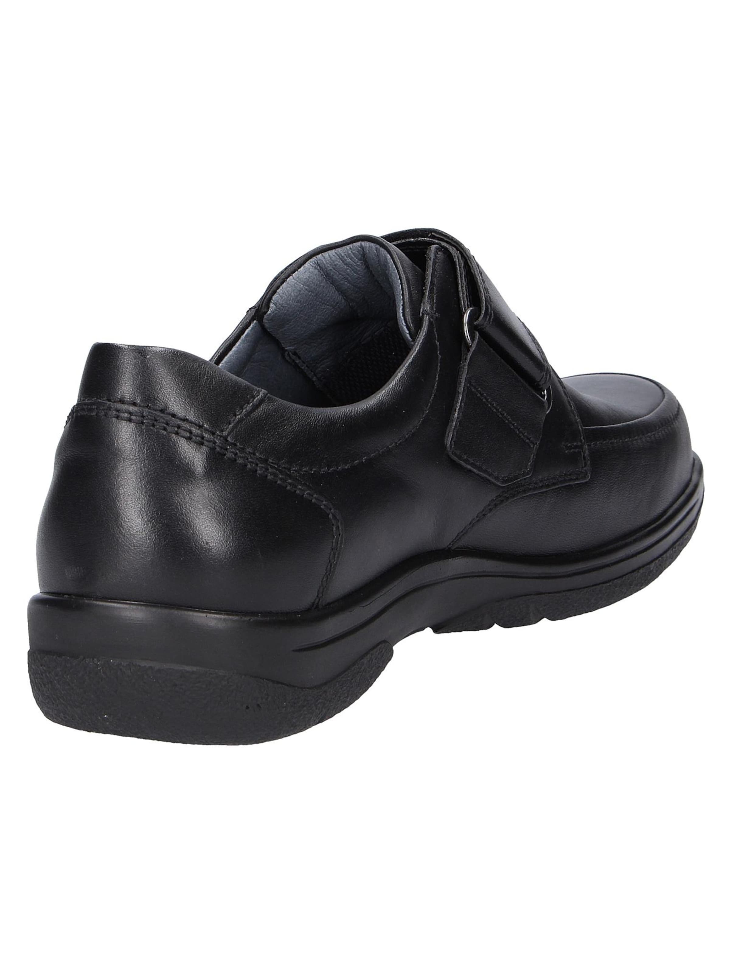 WALDLÄUFER Hausschuh 'KEN'‌‌‌‌‌‌‌ in Schwarz