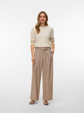 VERO MODA Regular Pants 'VMBellis' in Brown