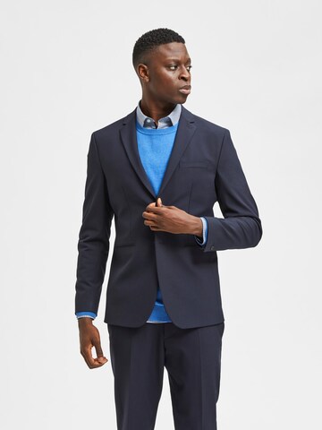 SELECTED HOMME Slim Fit Sakko 'Josh' in Blau: predná strana