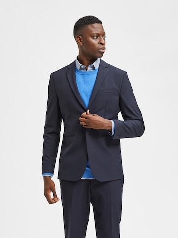 SELECTED HOMME Slim fit Suit Jacket 'Josh' in Blue: front