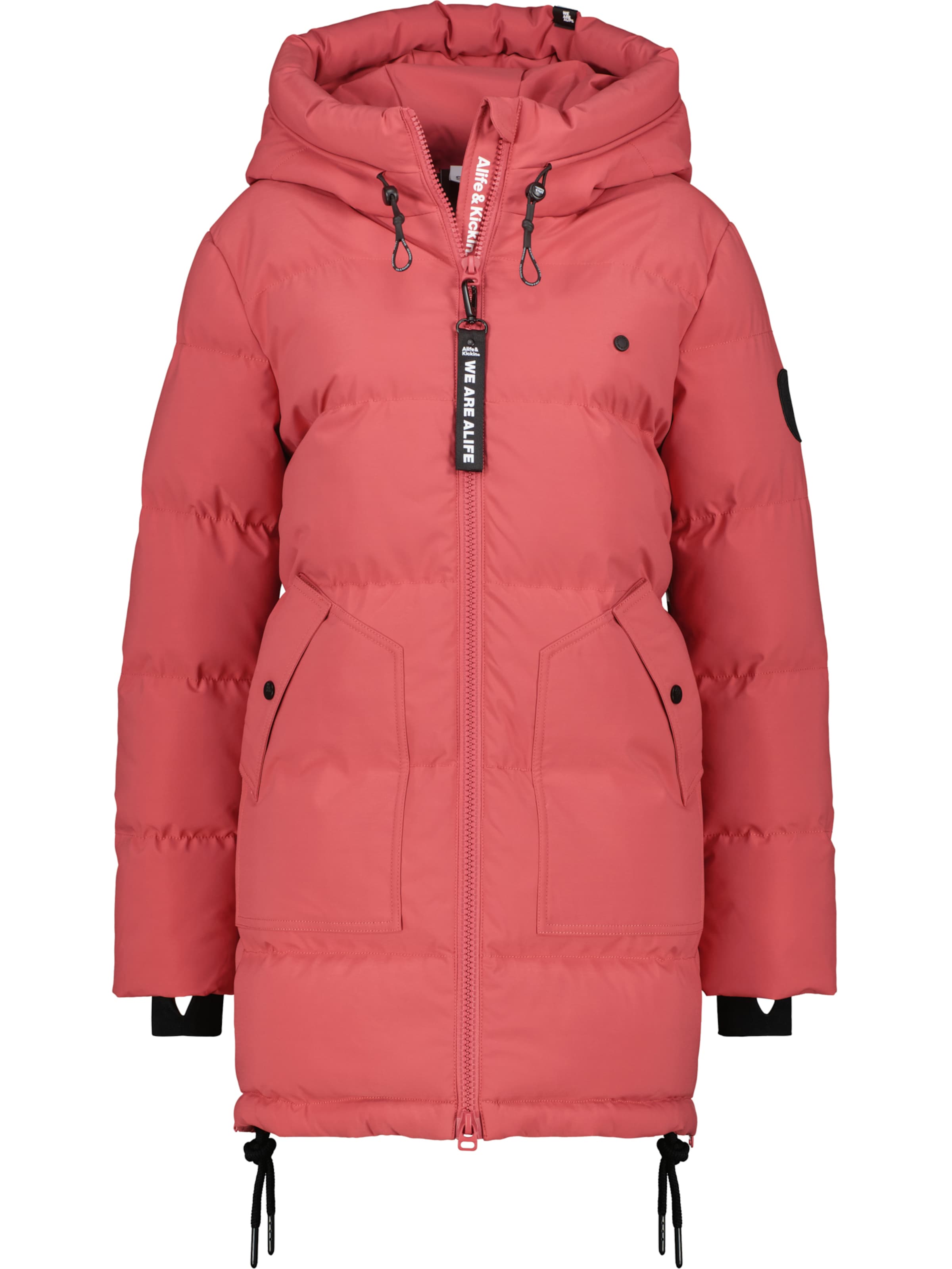 alife & kickin Winterparka 'CathyAK' in Oranje: voorkant