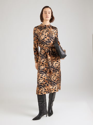 miss goodlife Kleid 'Fancy' in Braun: Vorderseite