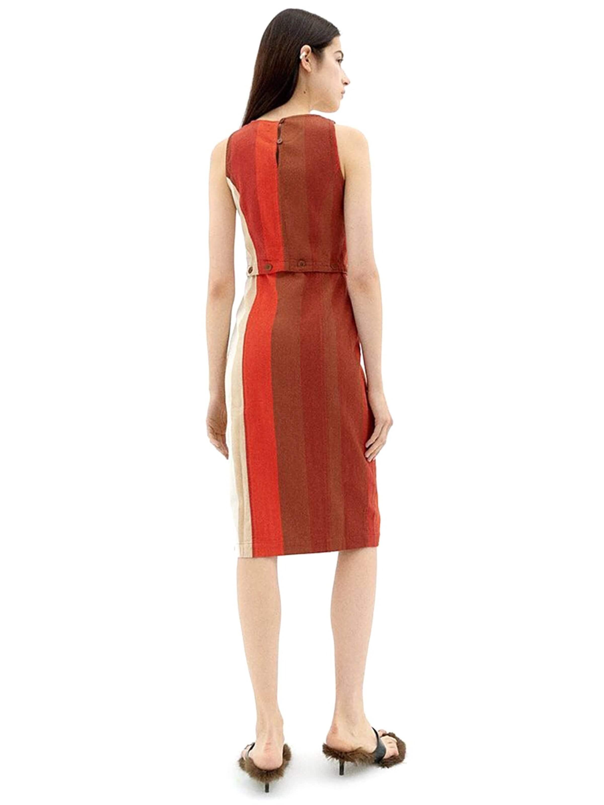 Thinking MU Sukienka 'STRIPED DETACHABLE SANDFIRE WILA DRESS MULTICOLOR' w kolorze mieszane kolory
