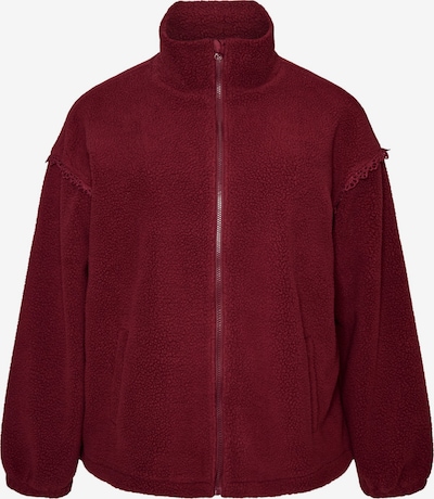 Zizzi Fleecejacke in XL-XXL in rot, Produktansicht