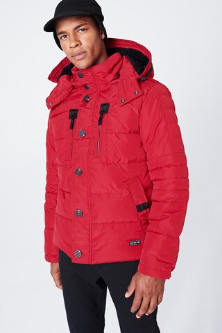 Harlem Soul Winterjacke 'Sea-Ttle' in Rot: predná strana