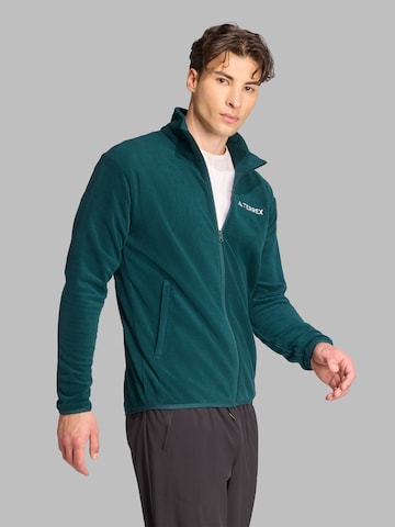 Jachetă  fleece funcțională 'Essentials' de la ADIDAS TERREX pe verde