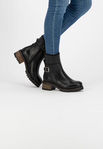 Mysa Ankle Boots 'Dahlia ' in Black: front