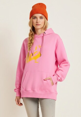 salzhaut Sweatshirt 'Oddebodje' in Pink: front