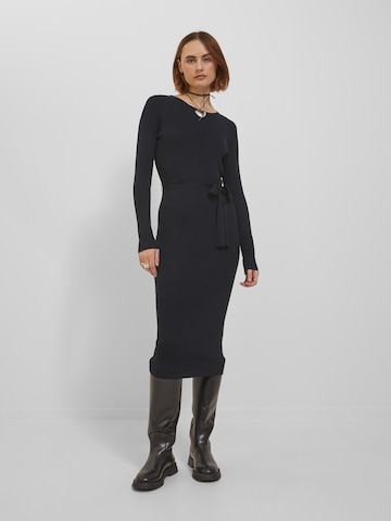 JJXX Knitted dress 'Margot' in Black: front