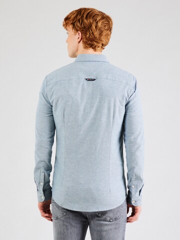 Tommy Jeans Slim Fit Hemd in Blau
