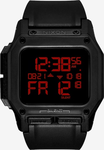 Montre digitale 'Regulus' Nixon en noir : devant