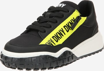 DKNY Athletic Shoes in Black: front