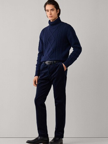 Hackett London Regular Chinohose in Blau