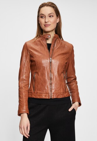 Gipsy Between-Season Jacket in Brown: front