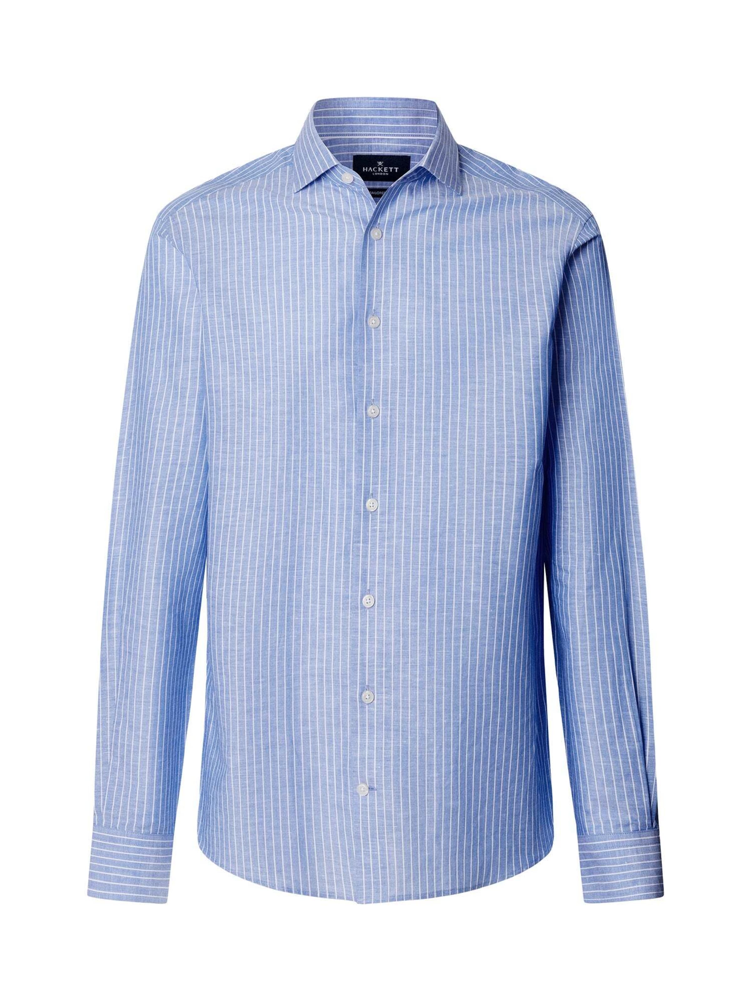 Coupe regular Chemise Hackett London en bleu : devant