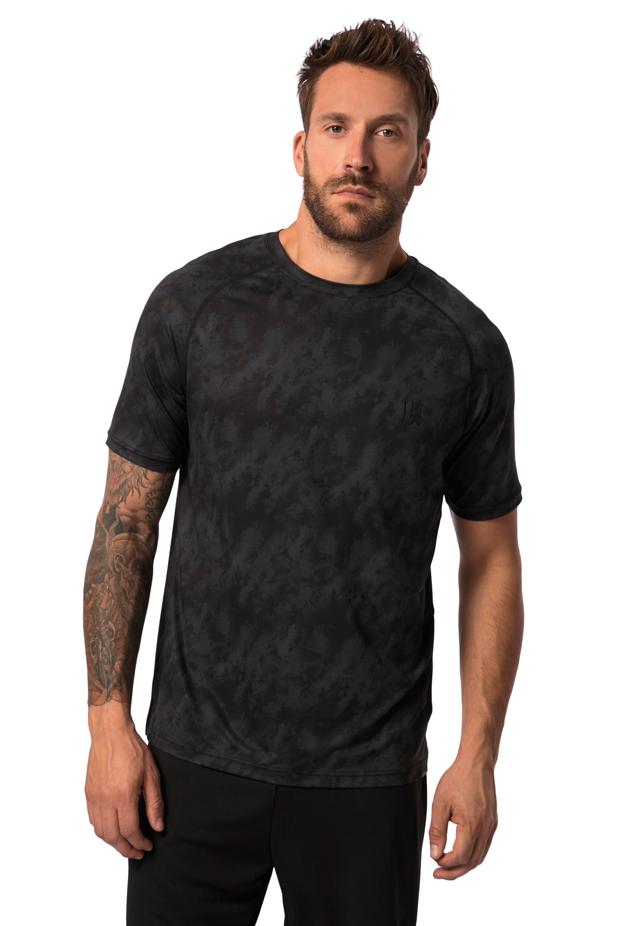 JAY-PI Funktionsshirt in Schwarz: Vorderseite