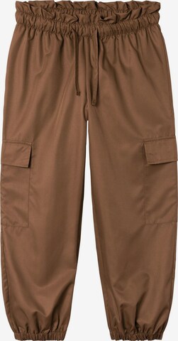 Pantalon NAME IT en marron : devant